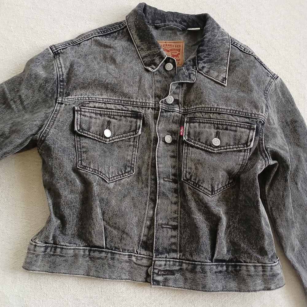 levis ♡ oversized utility trucker jacket - image 3